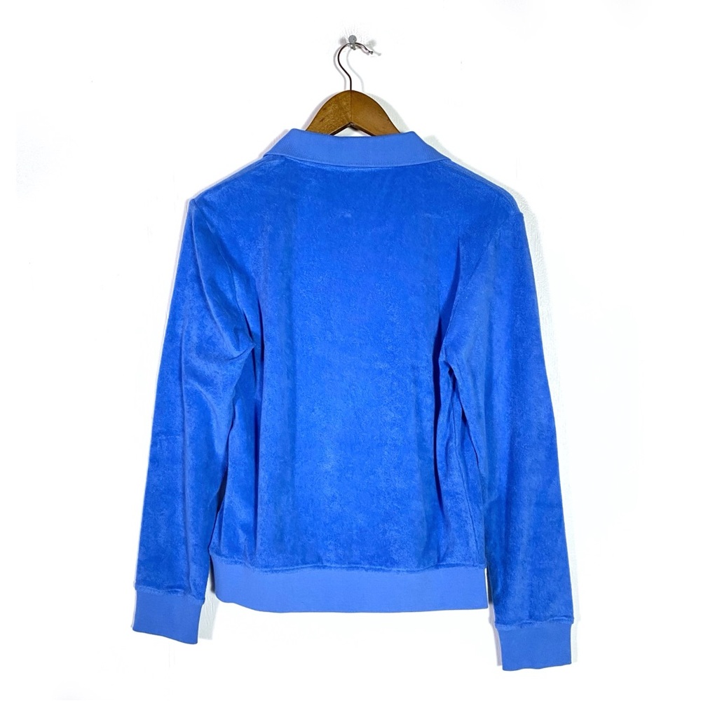 Sporty & Rich Amanda Long-sleeve Polo Blue - Picture 4 of 7